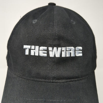 HBO The Wire TV Show Strapback Hat Black OSFA Embroidered Logo