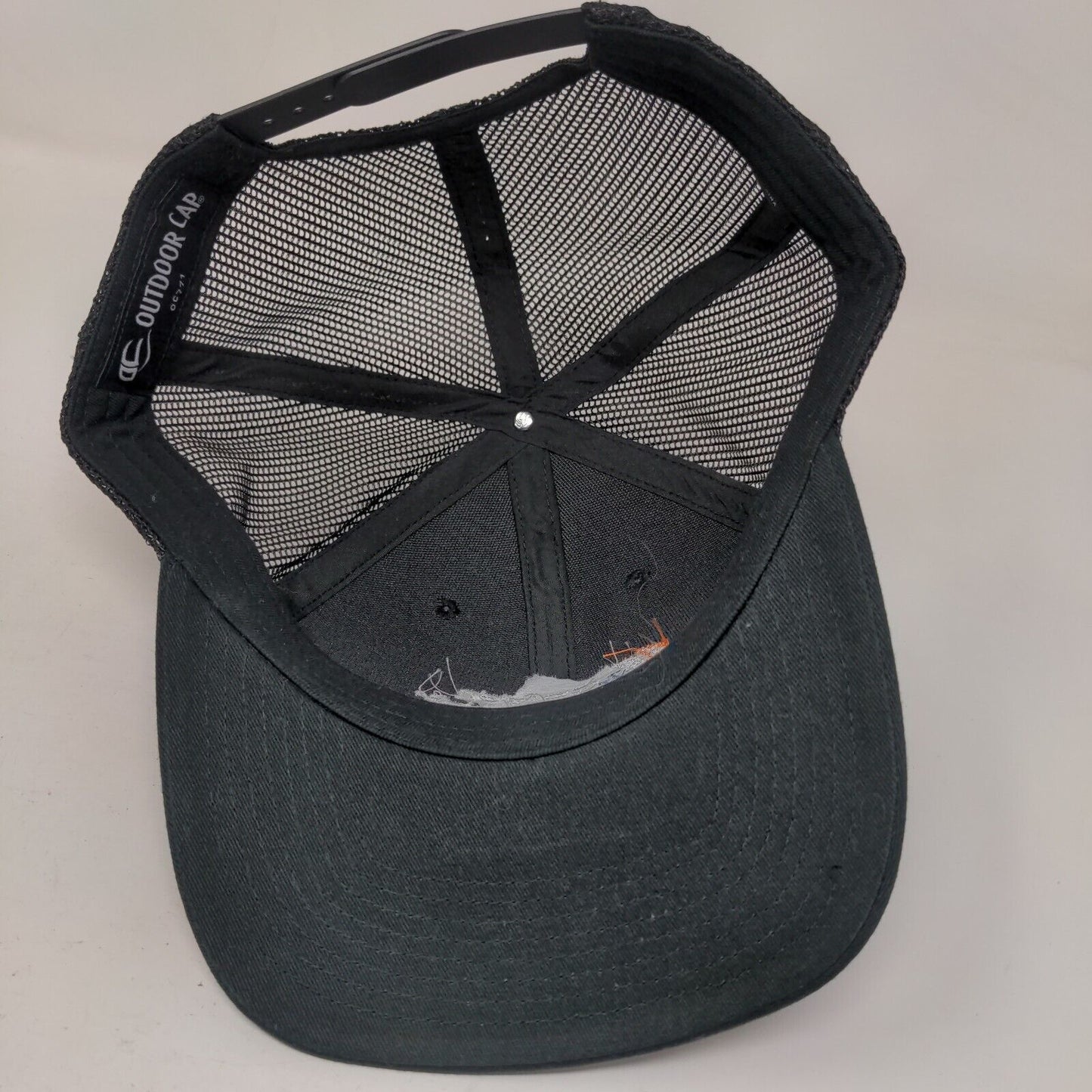 Golden Harvest Adult Snapback Trucker Hat Black One Size Mesh Back Outdoor Cap