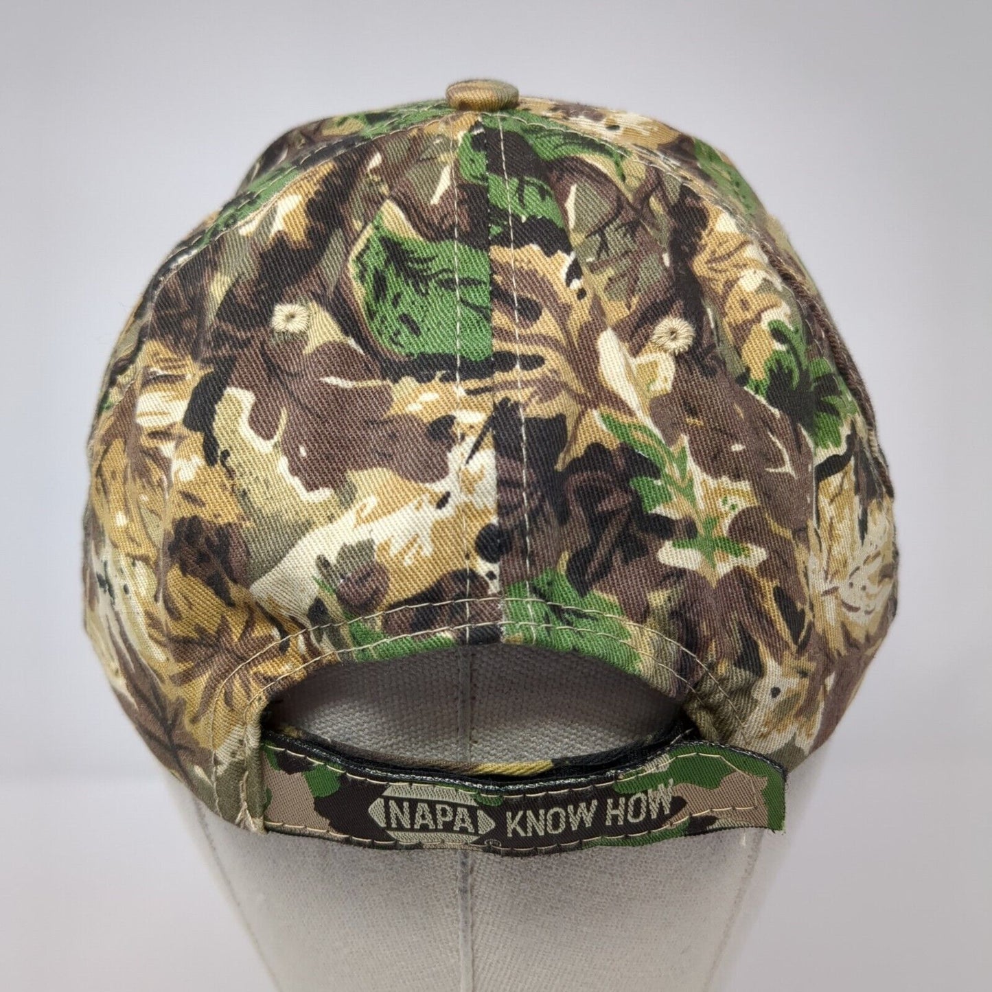 NAPA Outdoors Strapback Hat Camo One Size Hunting 6 Panel Adjustable