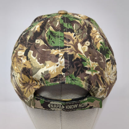 NAPA Outdoors Strapback Hat Camo One Size Hunting 6 Panel Adjustable