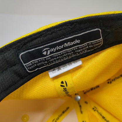 TaylorMade Baseball Cap Yellow One Size Performance Golf RBZ Lethal R Logo Hat