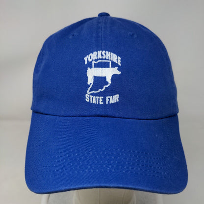 Yorkshire State Fair Slideback Hat Blue One Size Adjustable 6 Panel BIG X