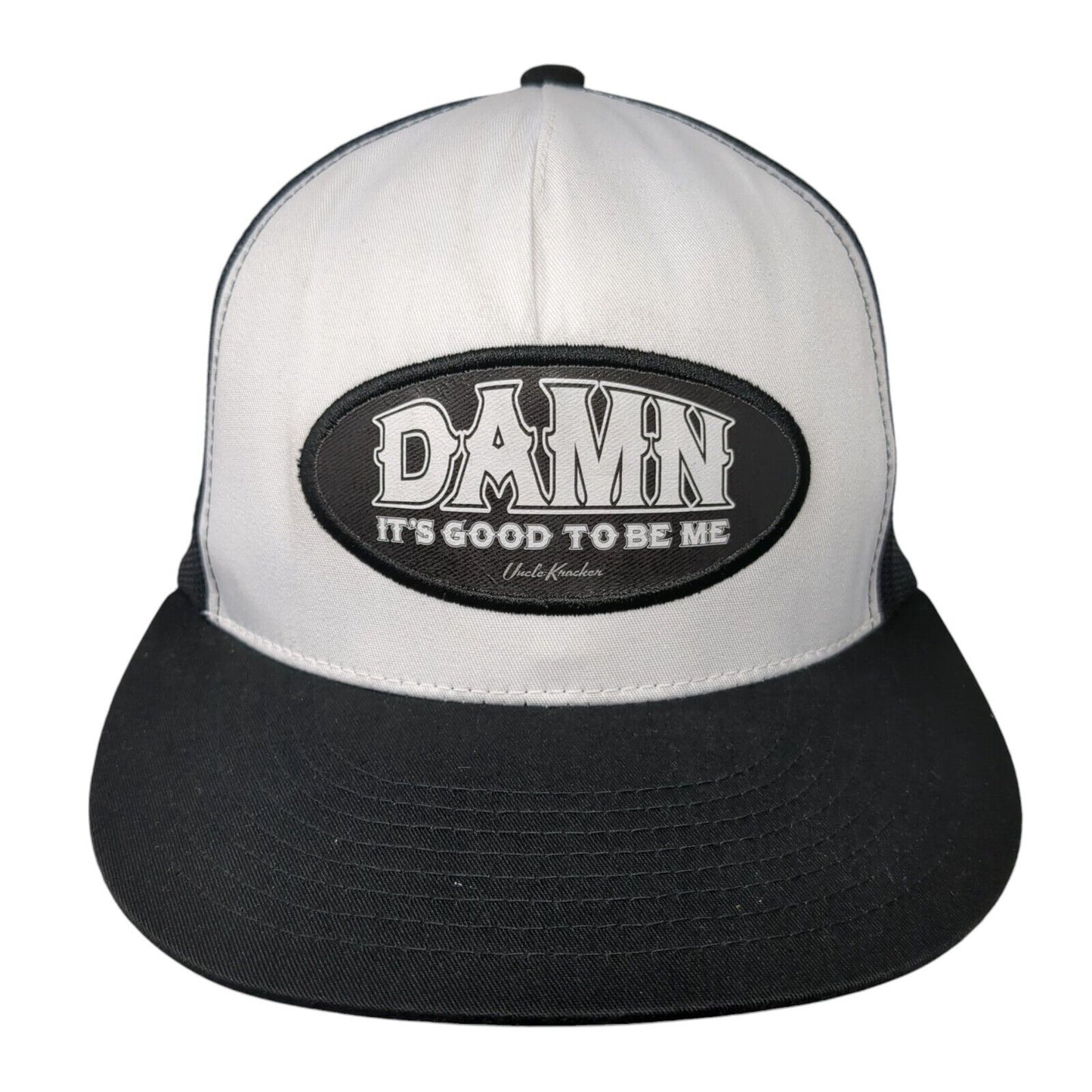 Damn It's Good To Be Me Uncle Kracker Snapback Trucker Hat Black OS Yupoong