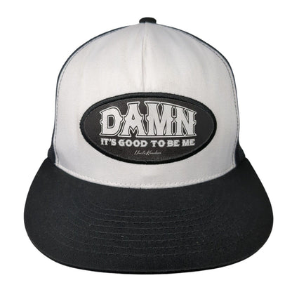Damn It's Good To Be Me Uncle Kracker Snapback Trucker Hat Black OS Yupoong
