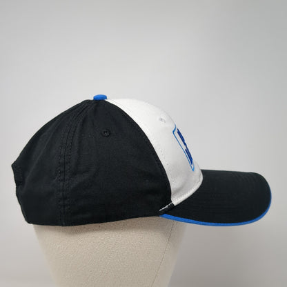 Bud Light Snapback Hat Black One Size Adjustable Embroidered 6 Panel Cotton