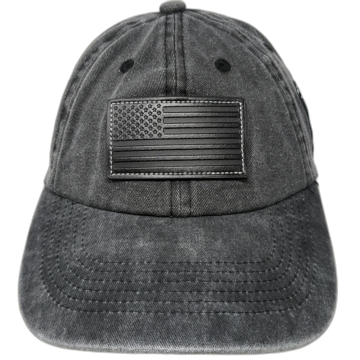 Ford Snapback Hat Gray One Size American Flag Patch Built Tough Idaho Stores