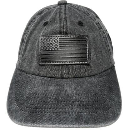 Ford Snapback Hat Gray One Size American Flag Patch Built Tough Idaho Stores