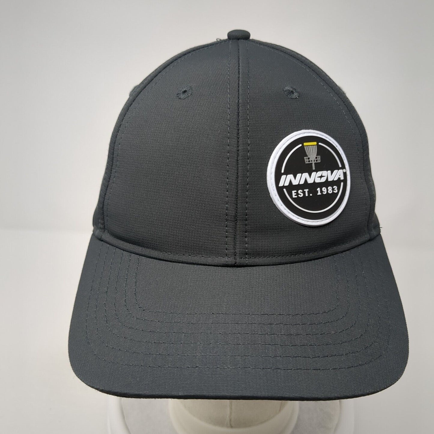 Innova Est. 1983 Patch Strapback Hat Gray One Size Adjustable 6 Panel