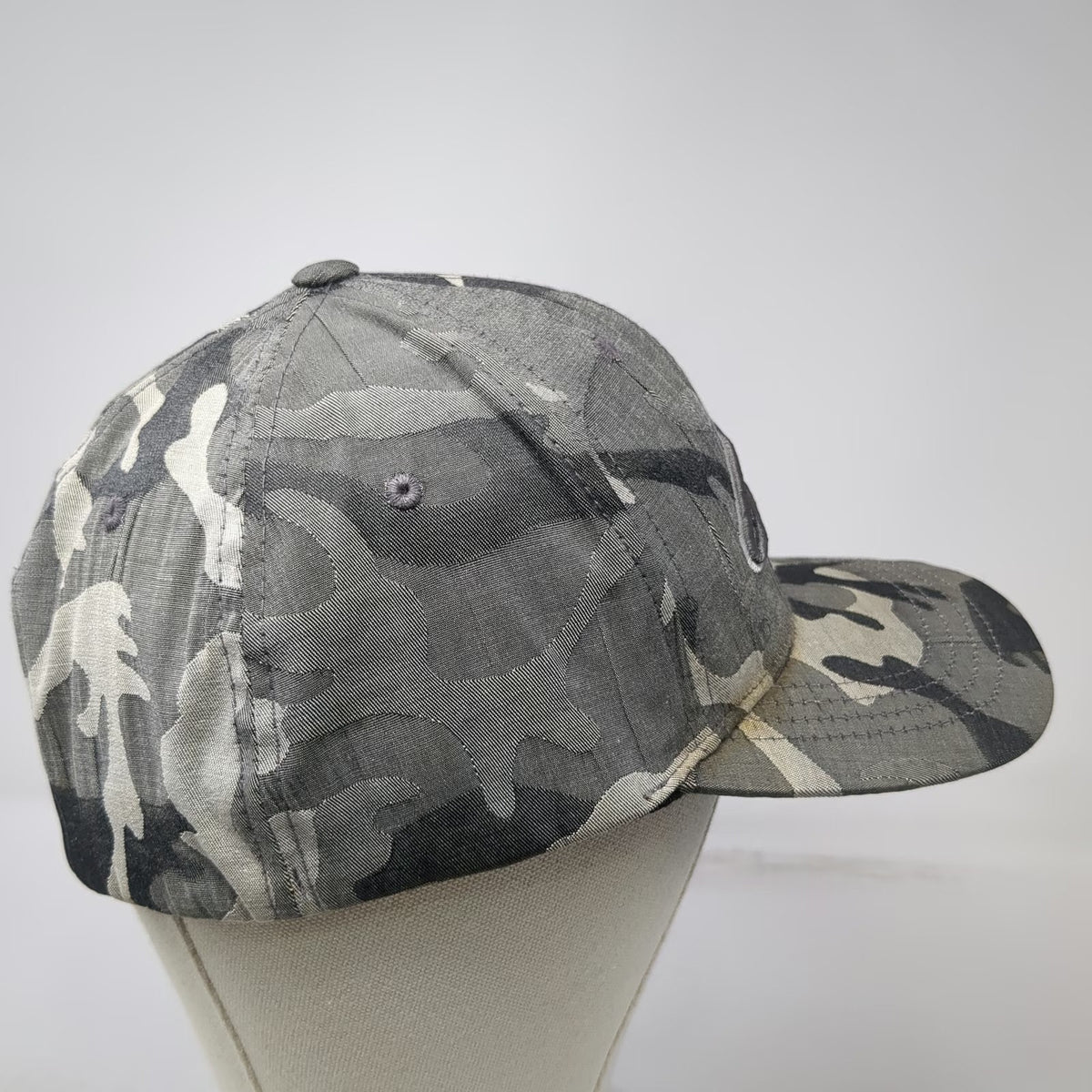 Alpinestars Baseball Cap Gray Camo XL Fitted Flexfit Hat Logo A-Star Graphic