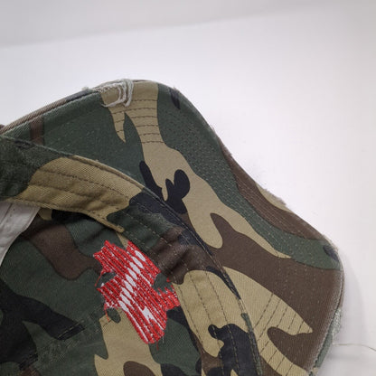 Redpath USA Slideback Hat Camouflage One Size Adjustable Distressed District