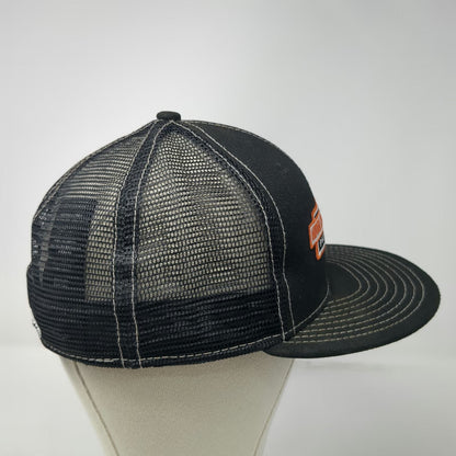 New Era Harley-Davidson Performance Parts Black 7 1/4 Baseball Cap Hat Mesh Back