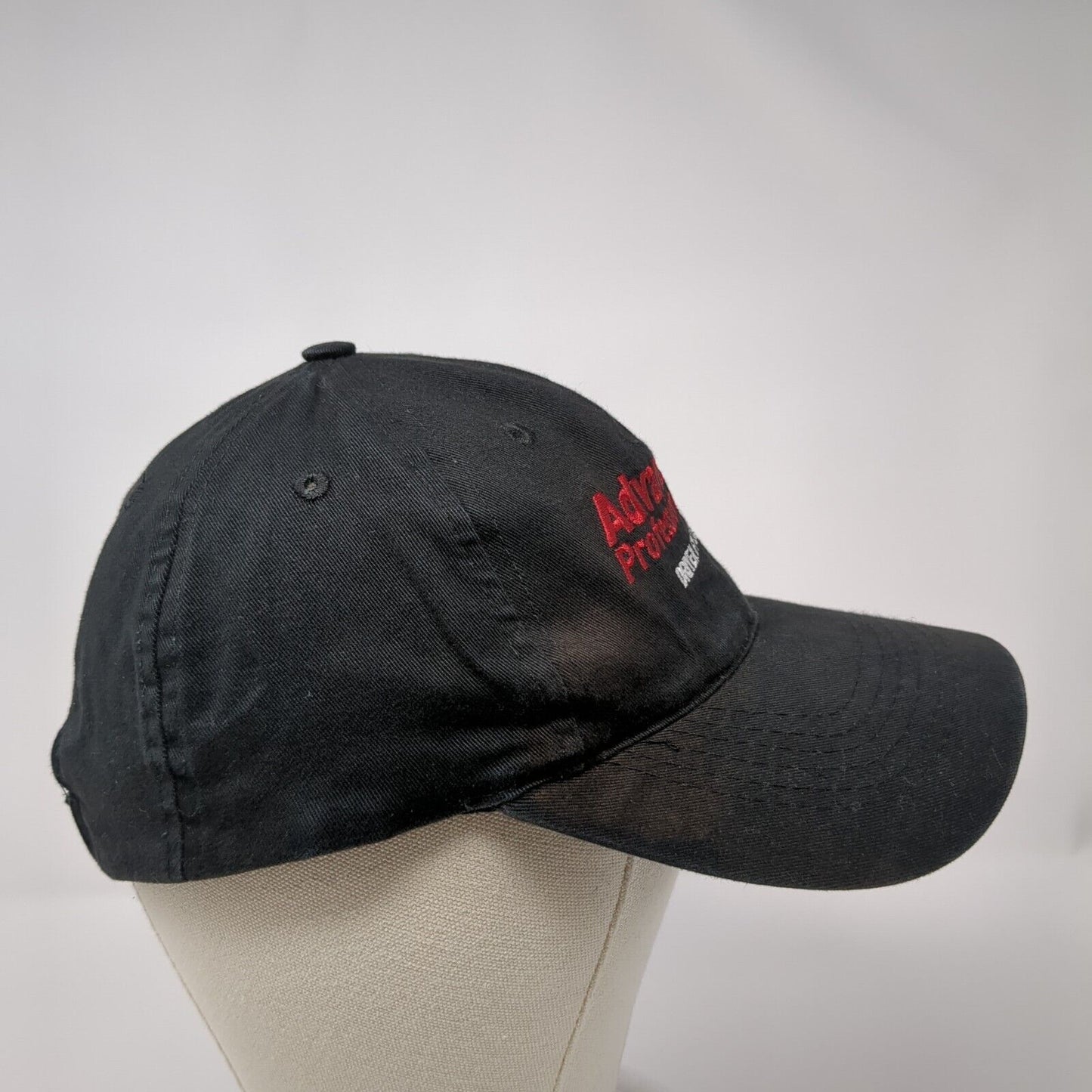 Advance Professional Strapback Hat Black One Size Driven By Carquest