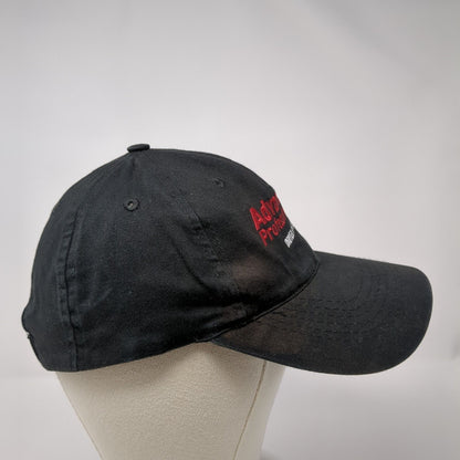 Advance Professional Strapback Hat Black One Size Driven By Carquest