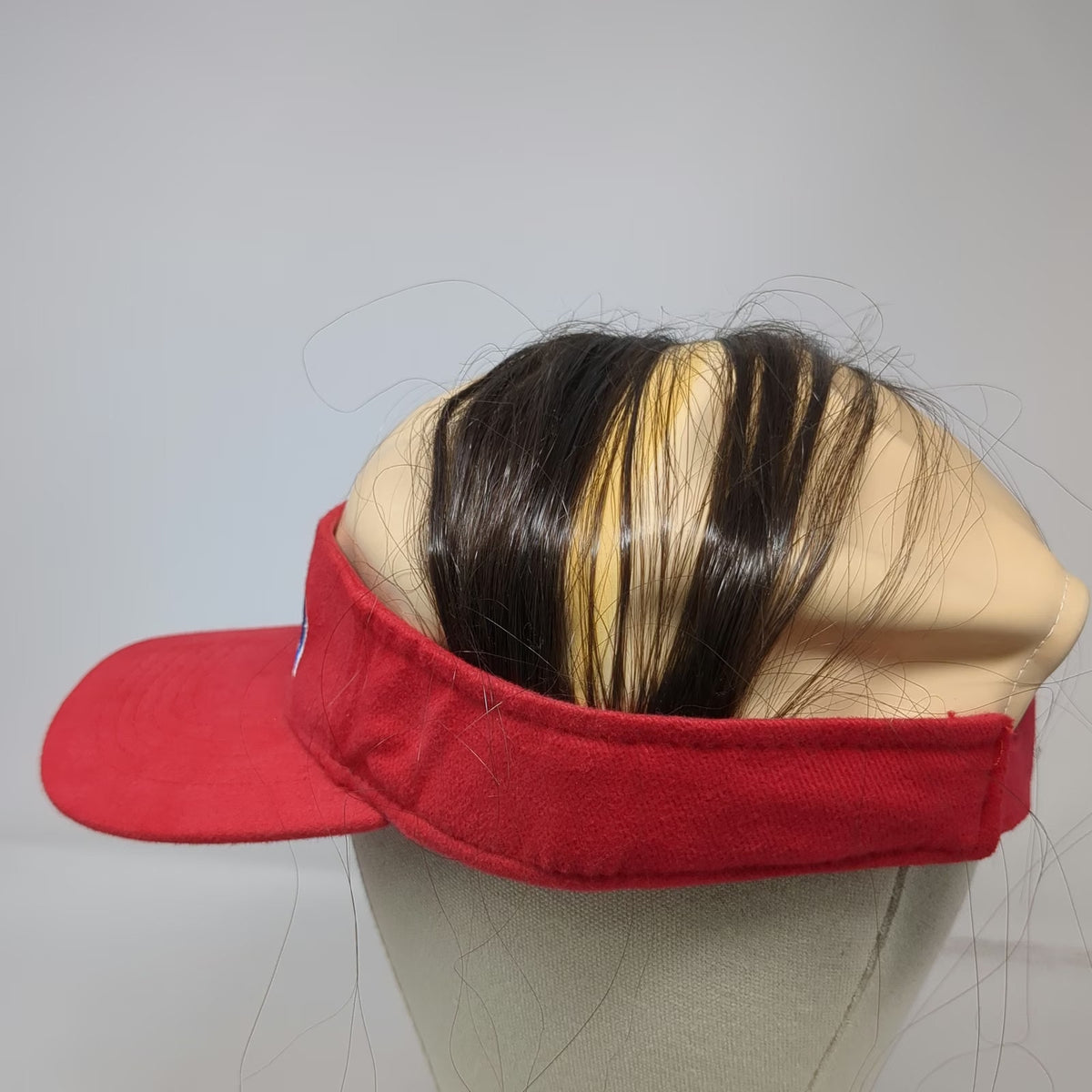 Laid Back Baseball Cap Red One Size Over Combing 40 Strapback Cotton Hat Gift