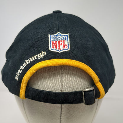 Logo Athletic Pittsburgh Steelers NFL Hat Black One Size Cap Slideback Pro Line