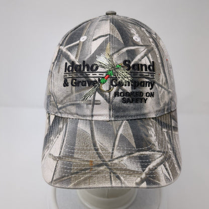 Idaho Sand & Gravel Company Slideback Hat Camo OSFA Hooked On Safety