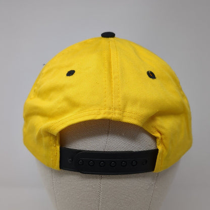 Jeg's High Performance Snapback Hat Yellow OSFA Embroidered Colorblock