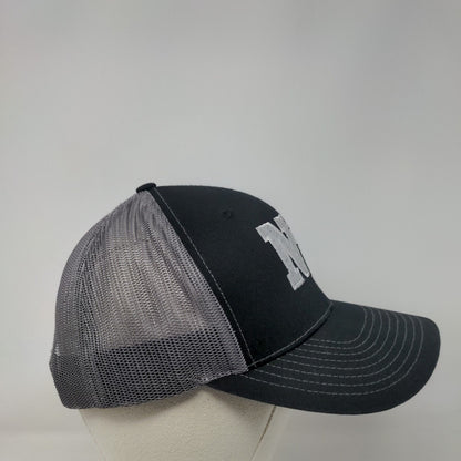 NB Snapback Mesh Back Trucker Hat Black Small Colorblock Richardson