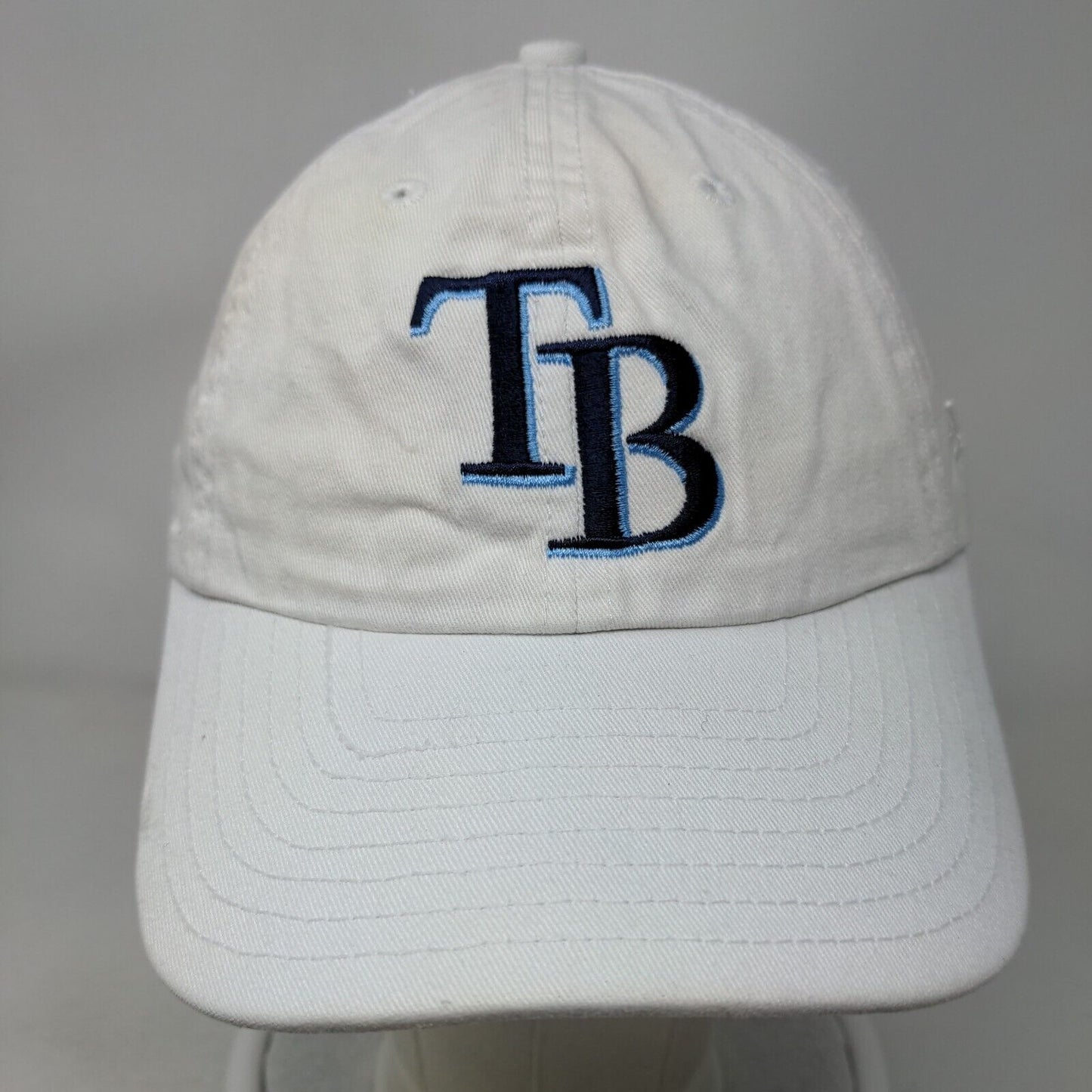 Tampa Bay Rays Slideback Hat White OSFA Embroidered 620 WDAE MLB Embroidered