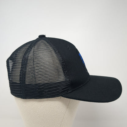 Bring Back Local Patch Snapback Trucker Hat Black One Size Mesh Back