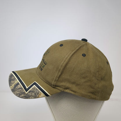 Outdoor Cap Mule Deer Foundation MDF Baseball Cap Brown One Size Camo Brim Hat