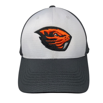 Oregon State Beavers Fitted Hat Gray One Fit Embroidered Top Of The World