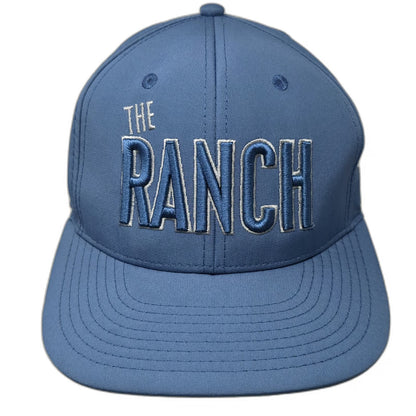 Pukka Snapback Hat Blue One Size The Ranch Steer Skull Performance Golf Cap