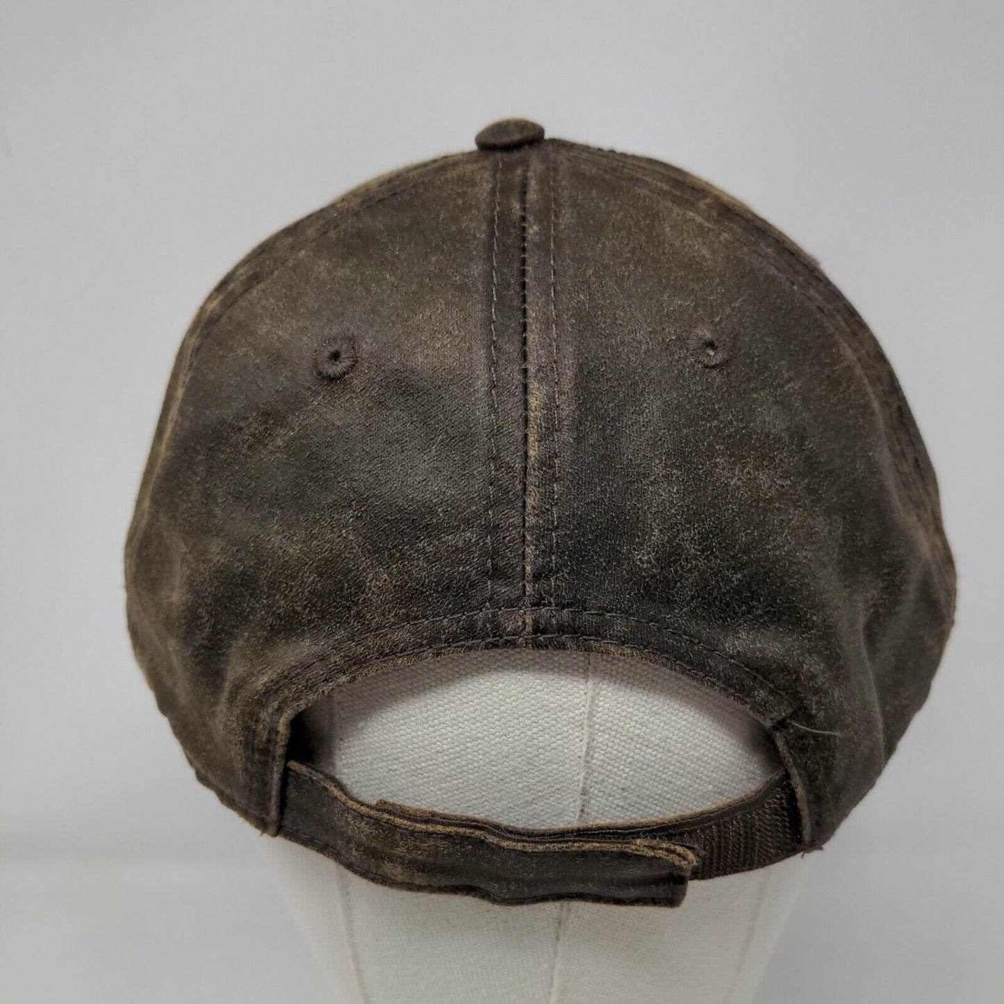 Idaho Silverwood Strapback Hat Brown OSFM Adjustable 6 Panel Triangle
