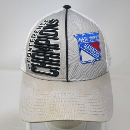 New York Rangers NHL New Era Gray One Size 2014 Stanley Cup Final Mesh Cap Hat