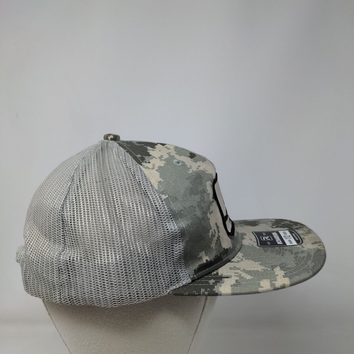 Red Mountain Supply Company Snapback Mesh Back Trucker Hat Camo Adjustable