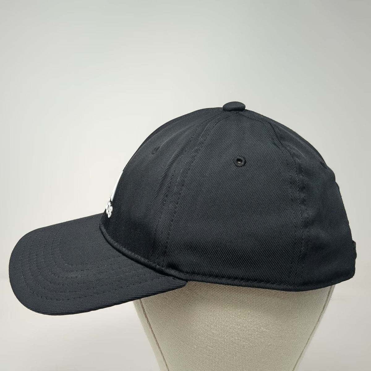 Adidas Baseball Cap Black One Size Performance AEROREADY Logo Strapback Hat