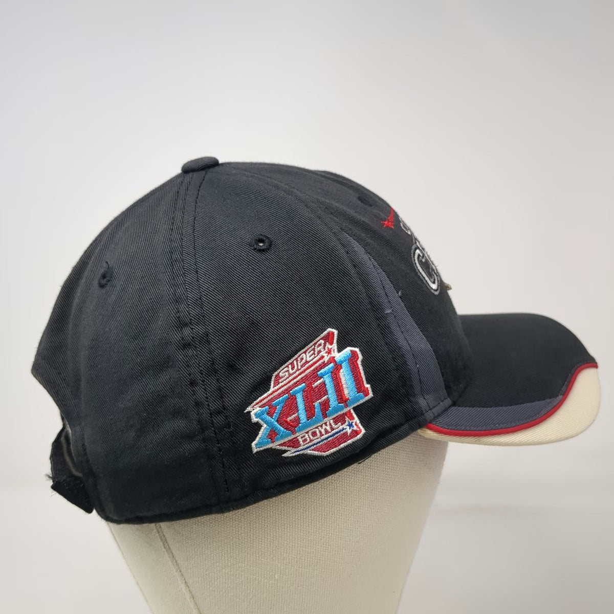New England Patriots NFL Reebok Cap Black One Size Super Bowl XLII AFC Champions