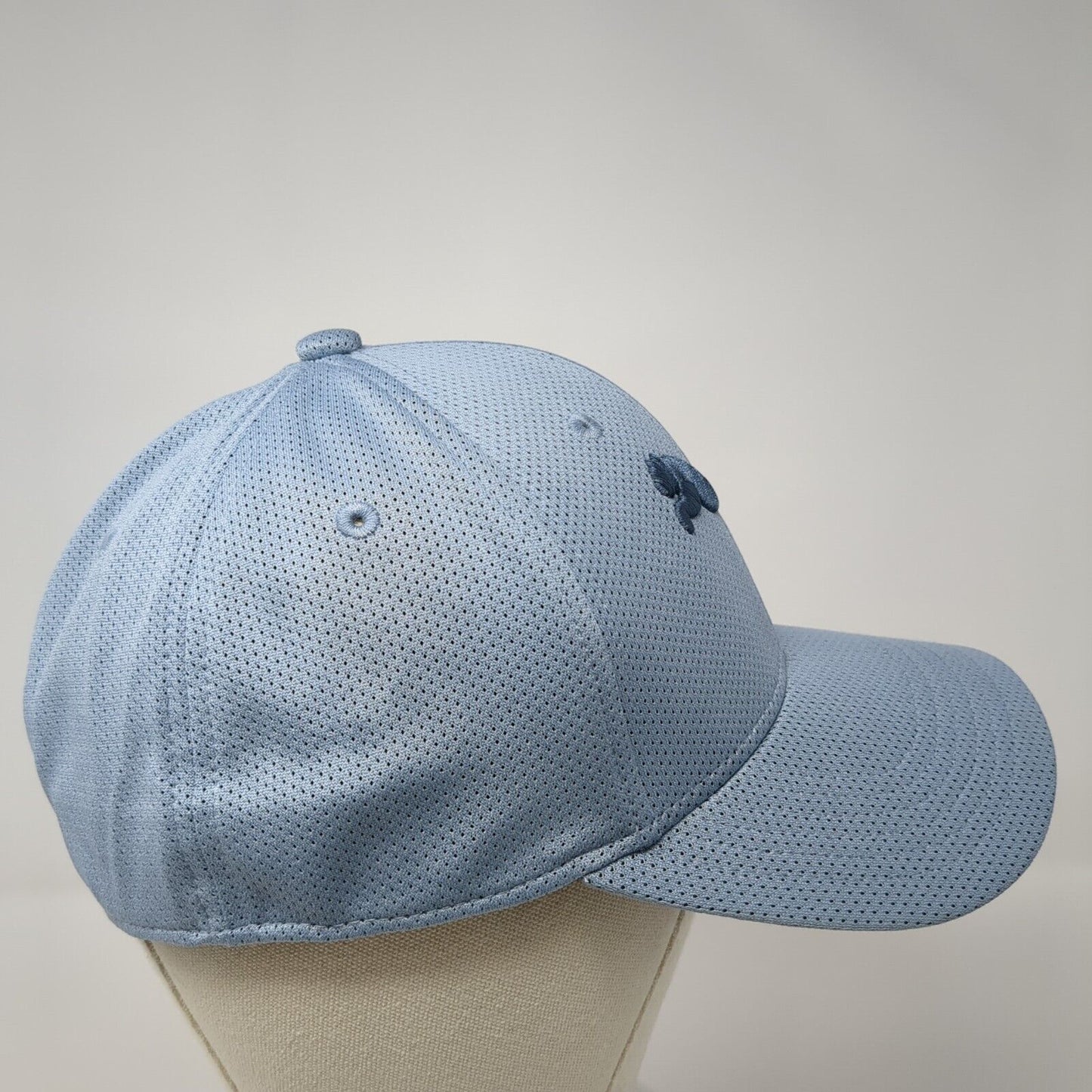 PUMA Fitted Hat Blue One Size Stretch Lightweight Embroidered Breathable