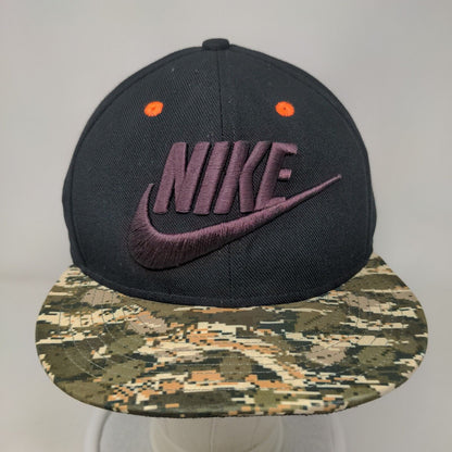 Nike Snapback Hat Multicolor OFSM Adjustable Embroidered Swoosh Logo 6 Panel