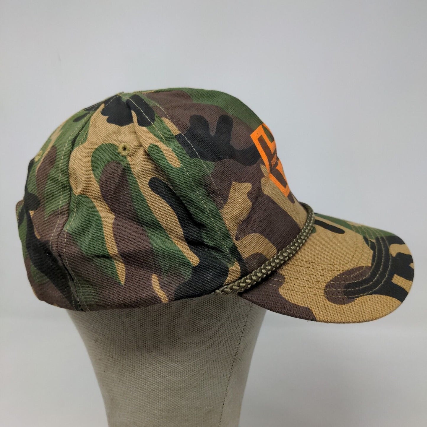 San Sun Men's Snapback Camo Trucker Hat OSFA Houghton Graphic Logo Vintage Logo