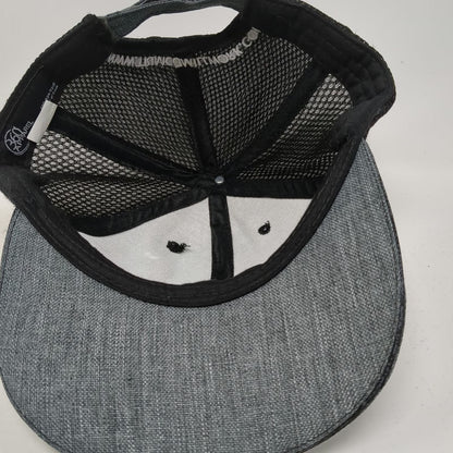 360 Apparel Baseball Cap Gray One Size Mesh Back Snapback Trimco Millwork Hat