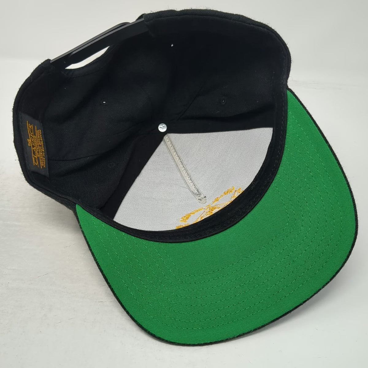 Yupoong 5 Panel Black One Size Hat Gracie Humaita New Jersey Snapback Flat Brim