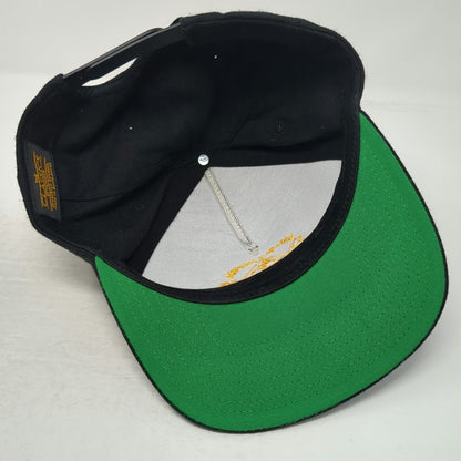 Yupoong 5 Panel Black One Size Hat Gracie Humaita New Jersey Snapback Flat Brim