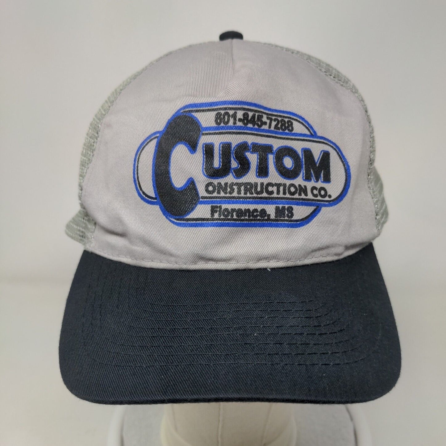 Custom Construction Co. Snapback Mesh Back Trucker Hat Multi OSFM Otto