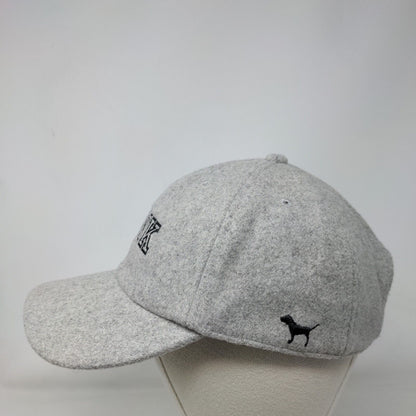 PINK Slideback Hat Gray One Size Solid Embroidered Victoria's Secret