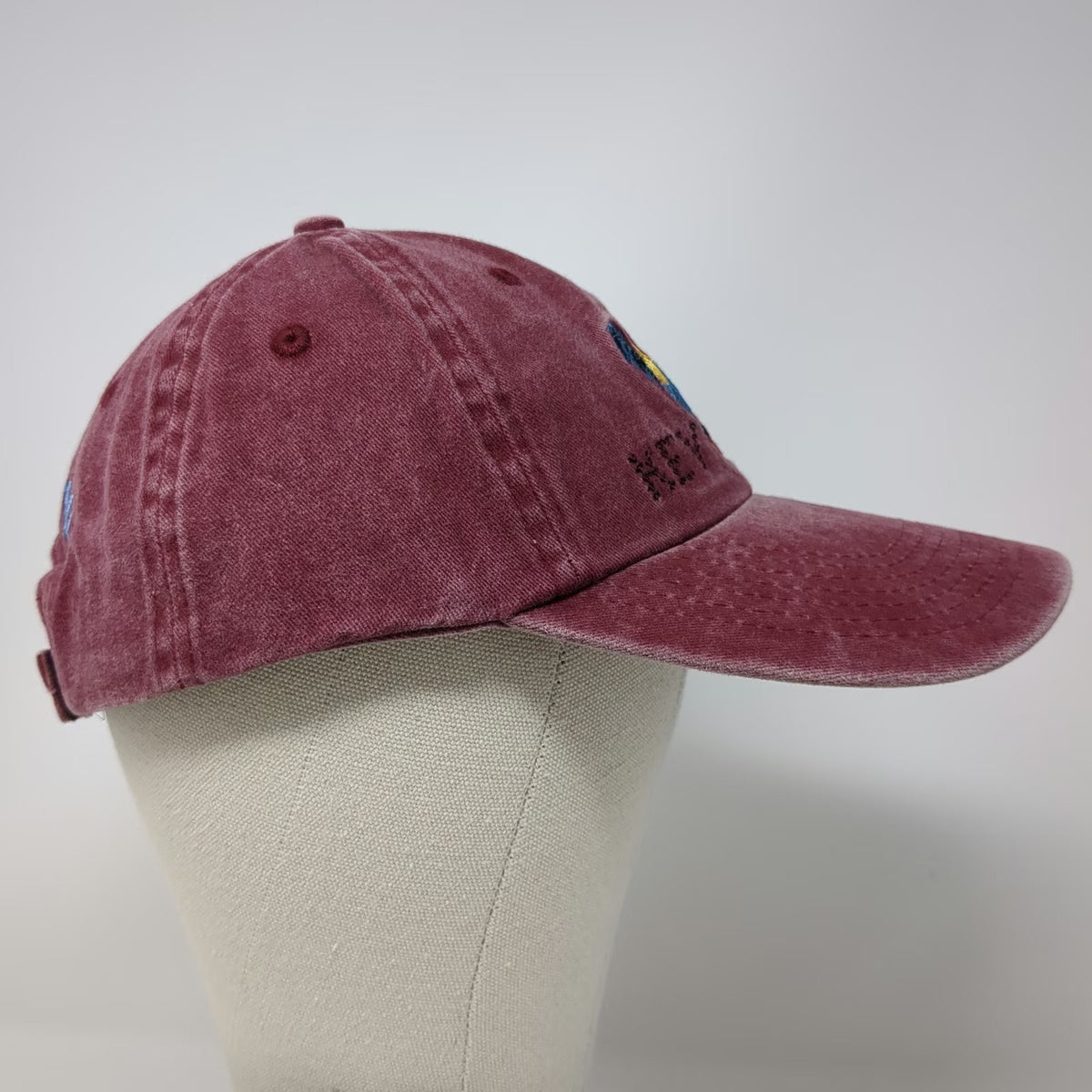 Distinctive Headwear Baseball Cap Red OSFM Key West Rooster Conch Republic Hat