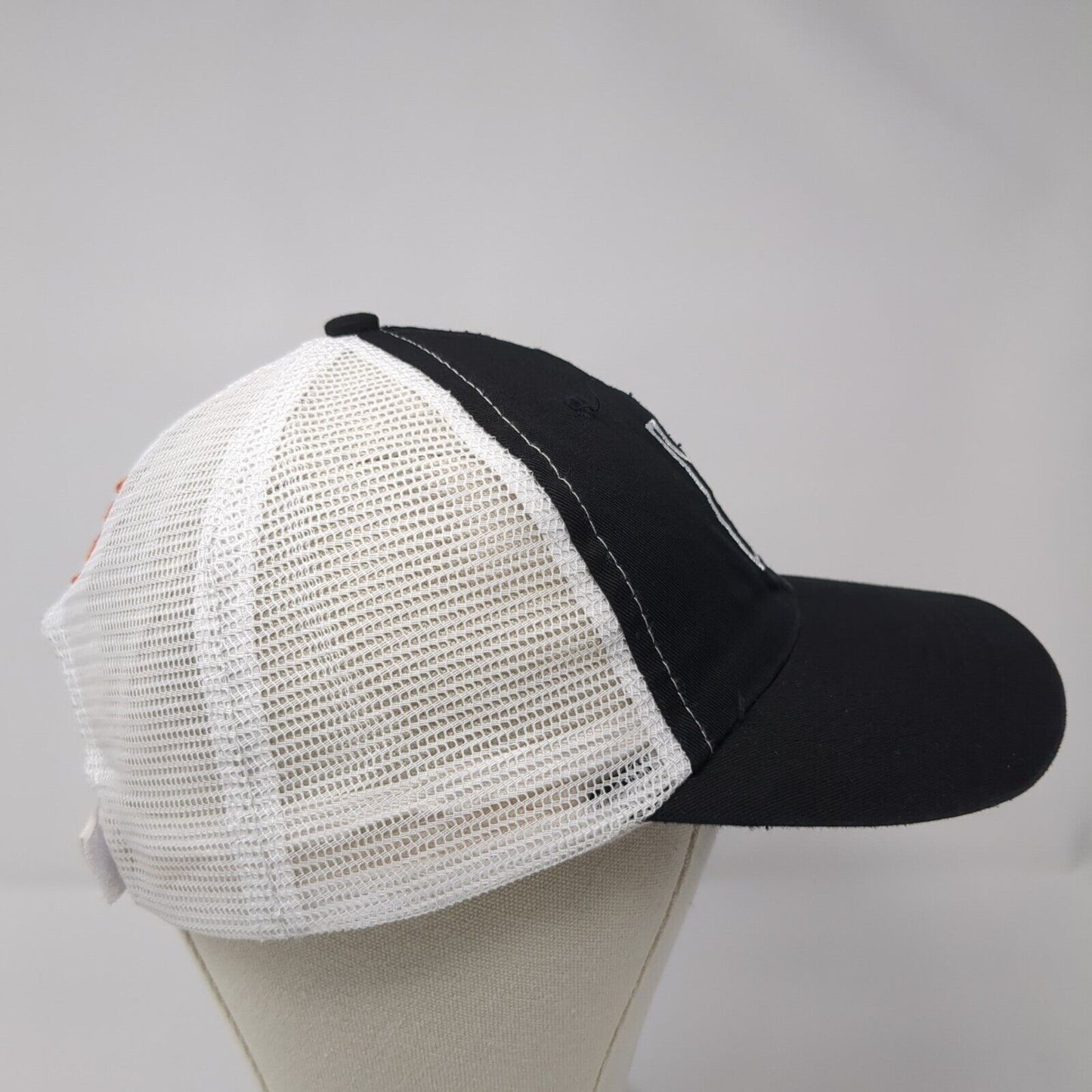 Go Bengals Strapback Trucker Hat Black One Size Adjustable Embroidered Mesh Back