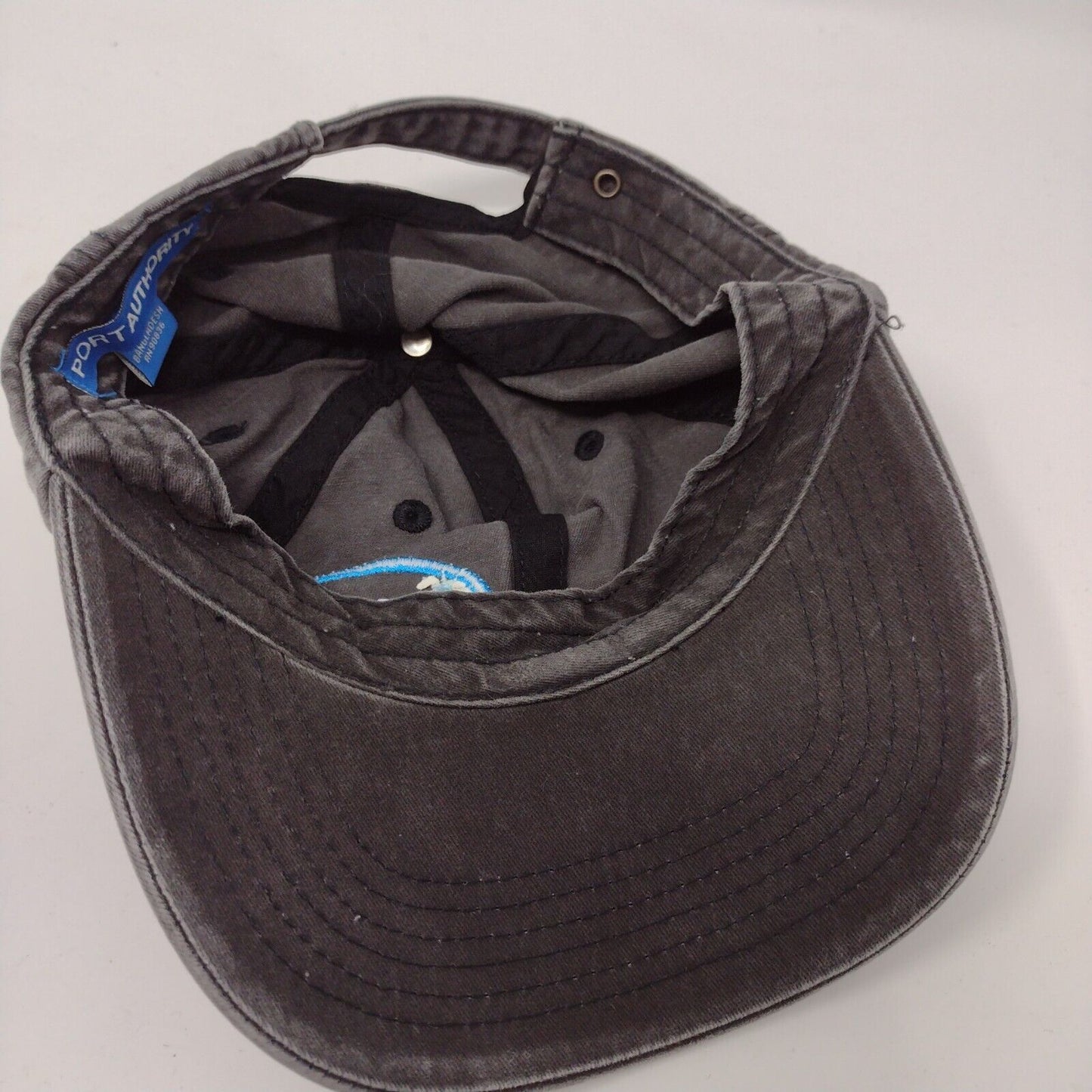 Elite Restoration Slideback Hat Gray OSFA Adjustable Embroidered Port Authority