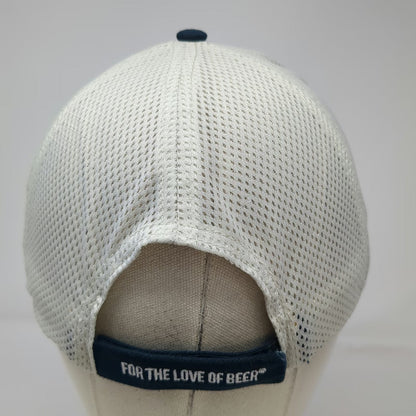 Samuel Adams Baseball Cap Blue One Size Mesh Back Beer Logo Strapback Hat Boston
