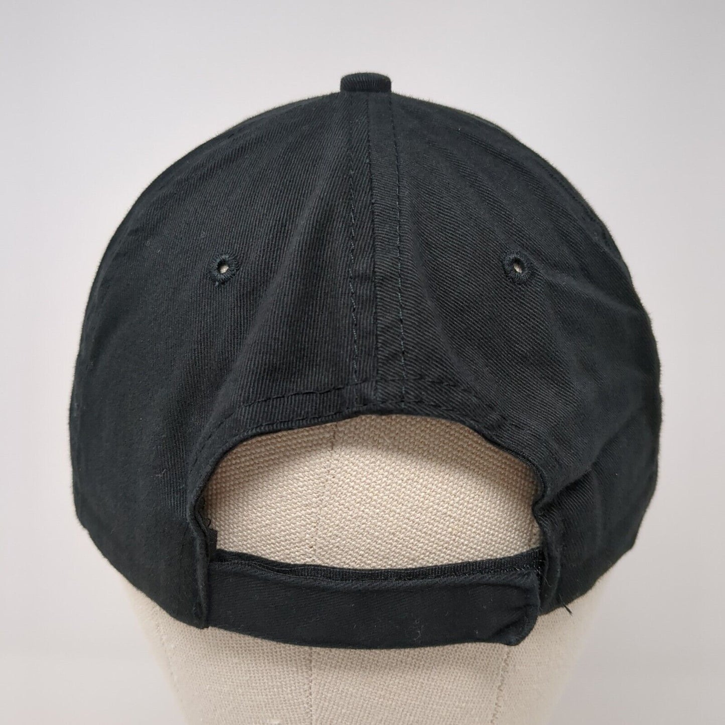 Factory Studboy Racing Strapback Hat Black OS Adjustable Embroidered Cap America