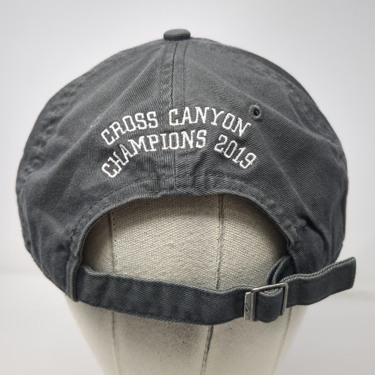 Nike Baseball Cap Gray One Size Cross Canyon Champions 2019 Steens Runners Hat