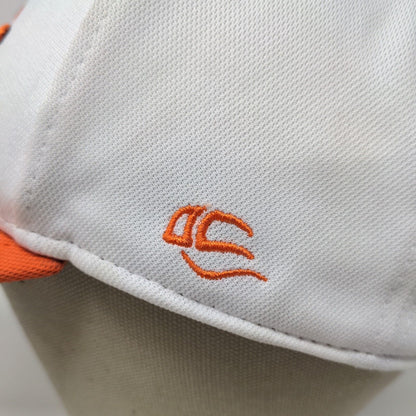 OC Sports Teamgreen Men's Strapback Hat White Orange OSFM Embroidered SF Logo