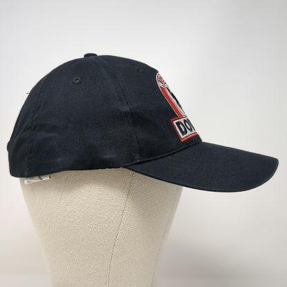 Monarch Baseball Cap Black OSFM Wyoming Downs Horse Racing Logo Strapback Hat