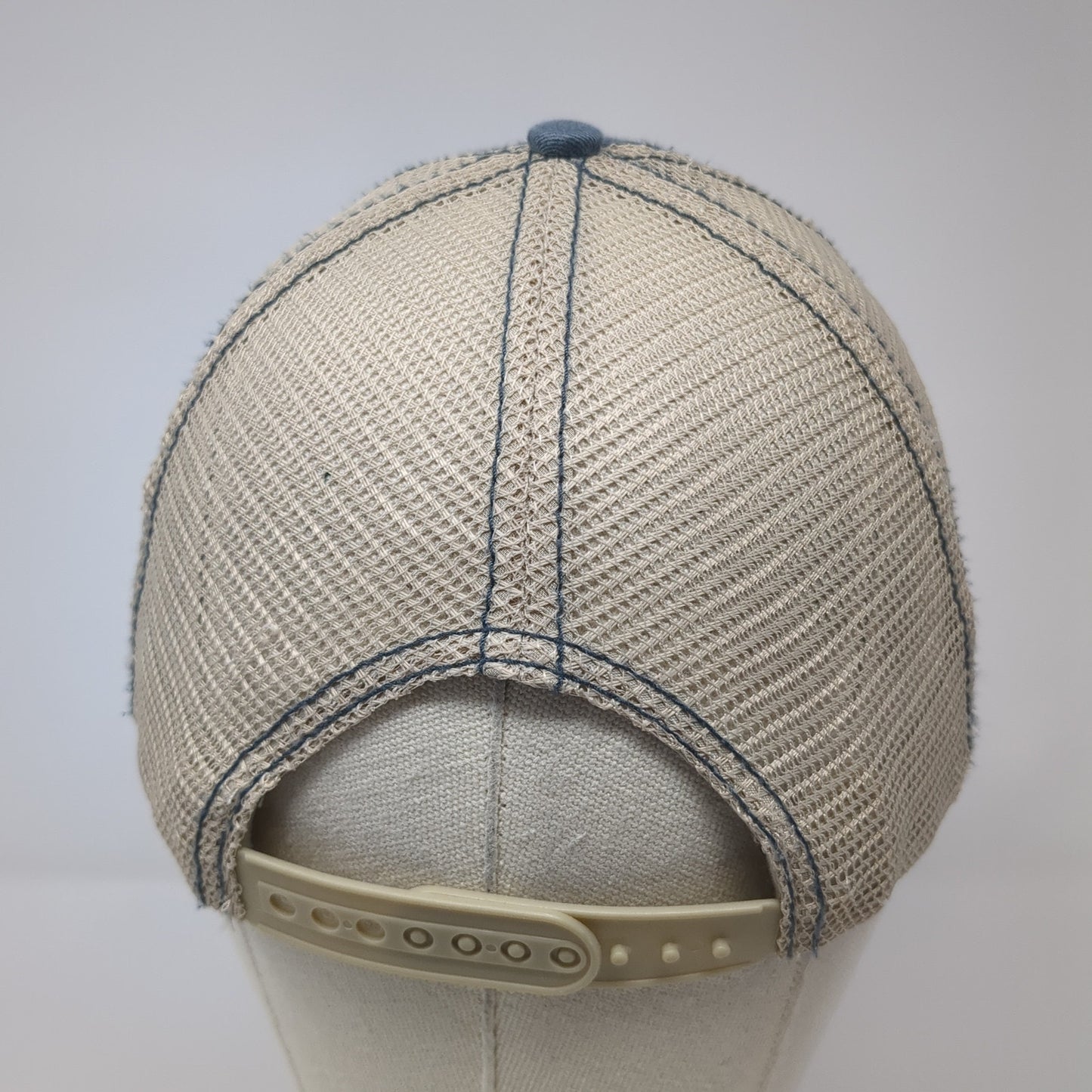 Menard Cashway Lumber Snapback Trucker Hat Blue One Size Mesh Back