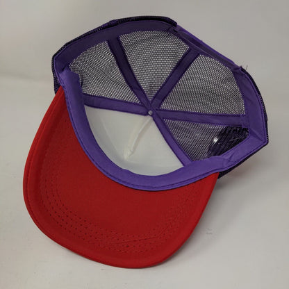 B*tch Please Snapback Mesh Back Trucker Hat Multi One Size Pin Colorblock